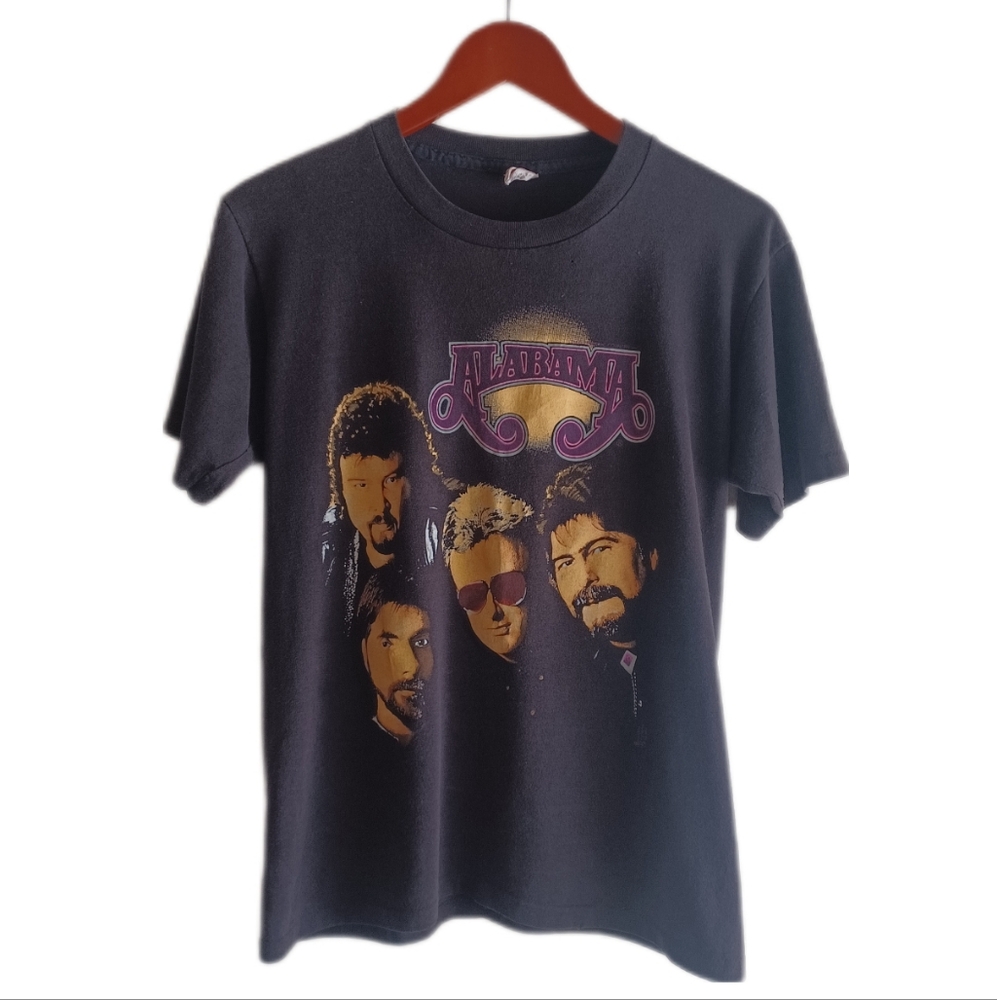 Vintage 1992 Alabama Southern Rock Country Band Double Sided T Shirt